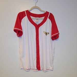 Wonder Woman Red and White Jersey